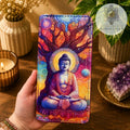 Cosmic Buddha Tree Zip Wallet