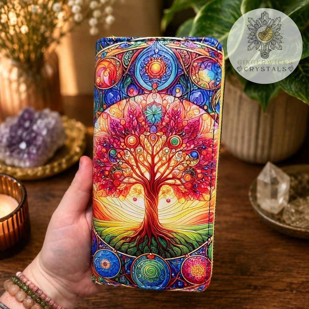 Celestial Tree of Life Zip Wallet