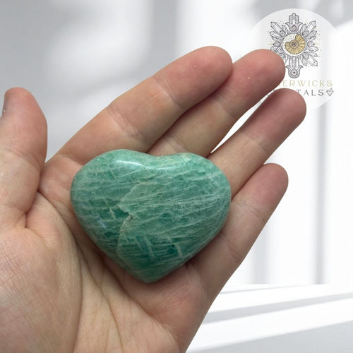 Amazonite heart