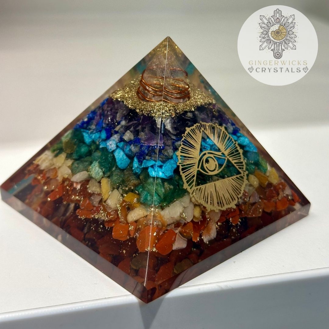 Seven Chakra Orgone Pyramid