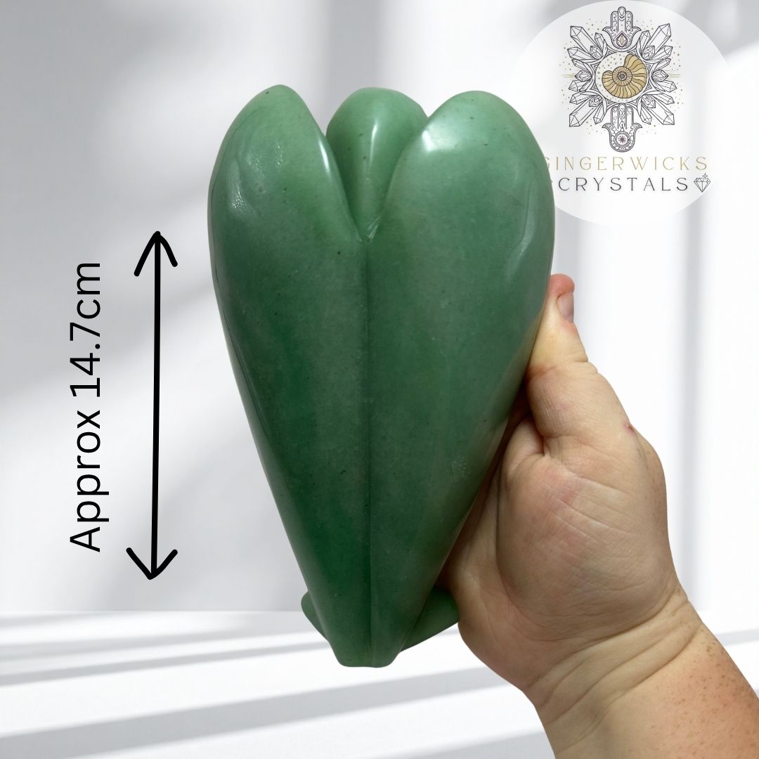 XL Green Aventurine Angel