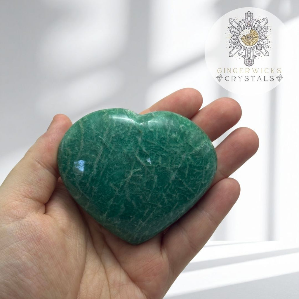 Amazonite Heart