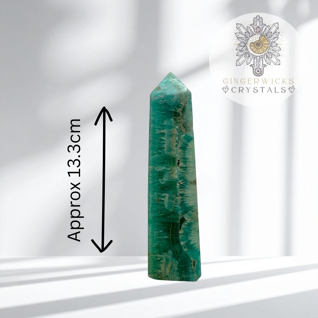 Blue Aragonite & Smithsonite Tower