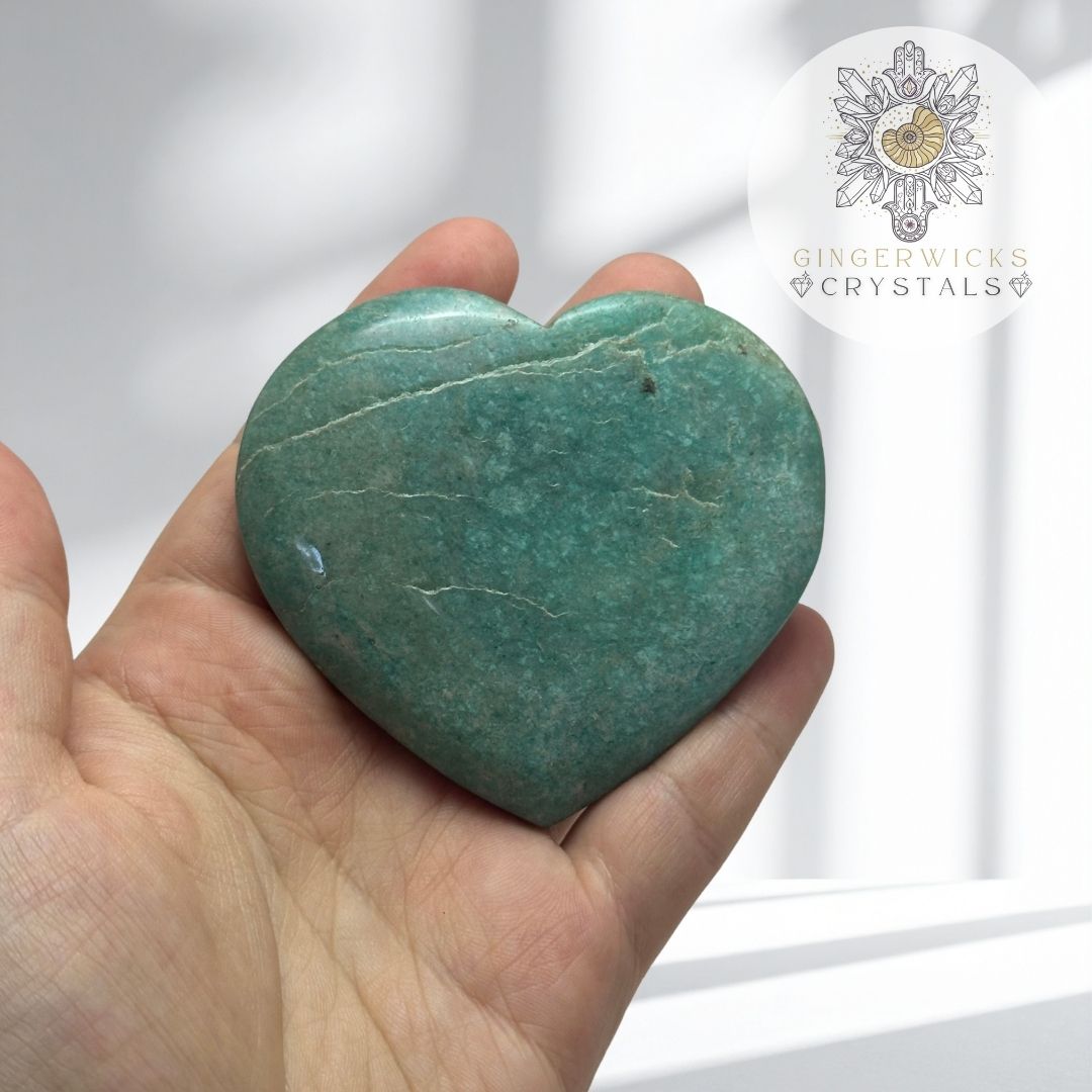 Amazonite Heart