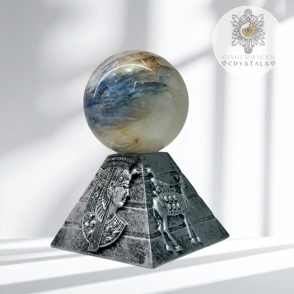 Egyptian Pyramid Sphere Stand