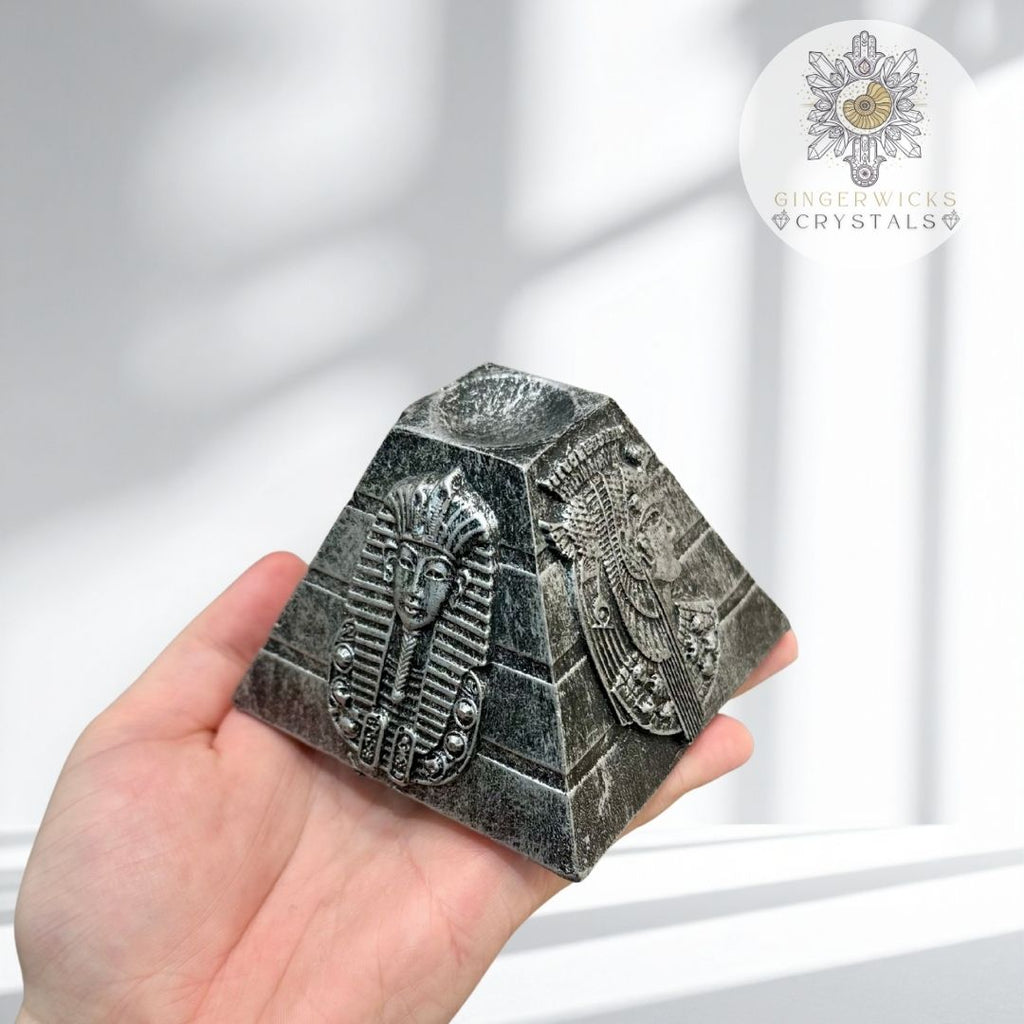 Egyptian Pyramid Sphere Stand