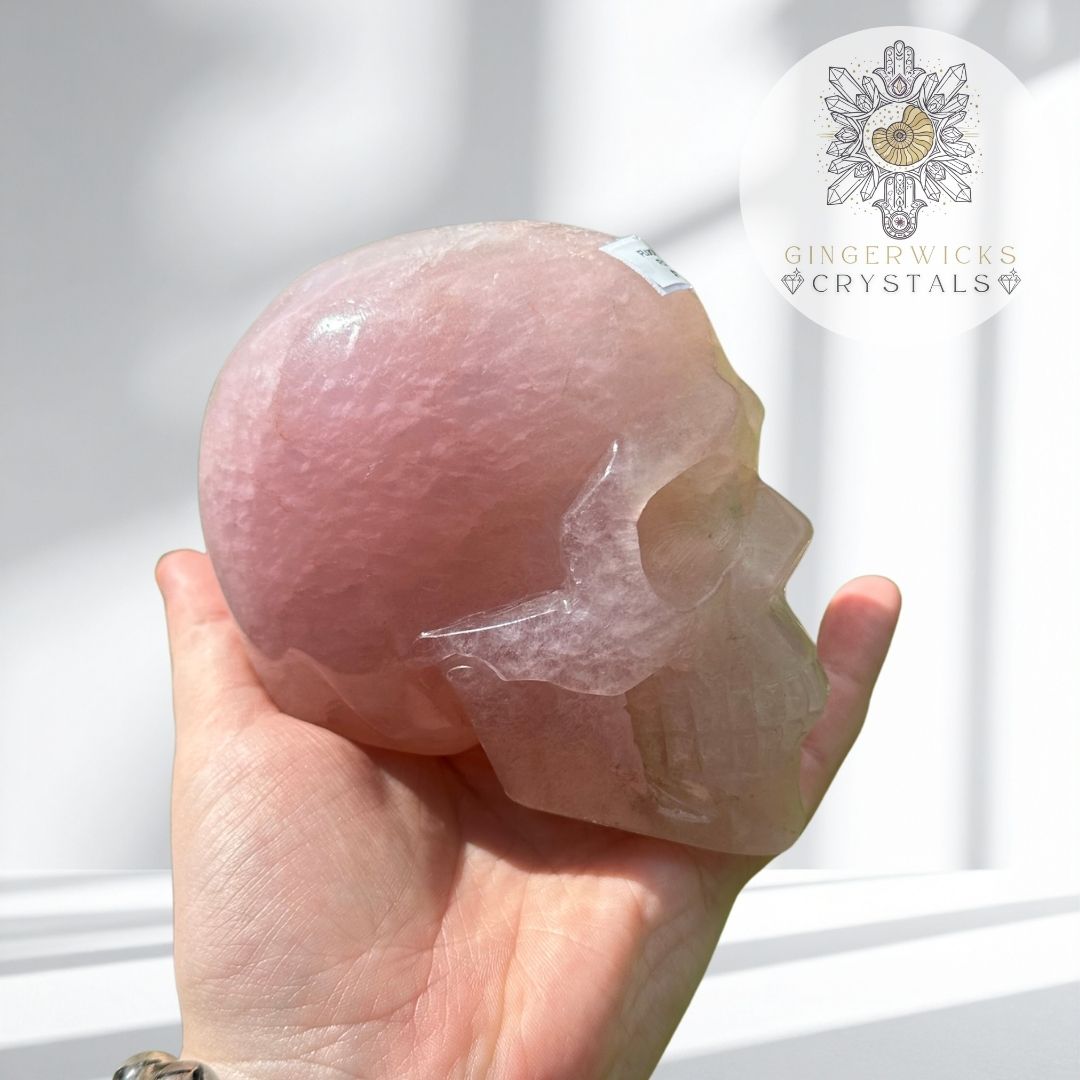 Fluorite Skull Carving