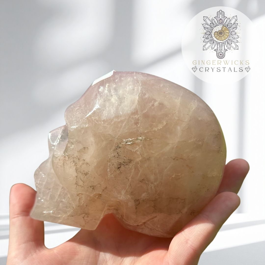 Fluorite Skull Carving