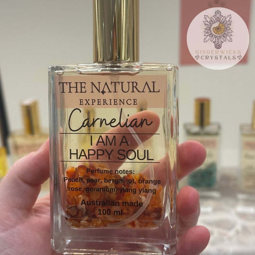 Carnelian – I am a Happy Soul – Perfume for Happiness and Self-Esteem.: 100mL