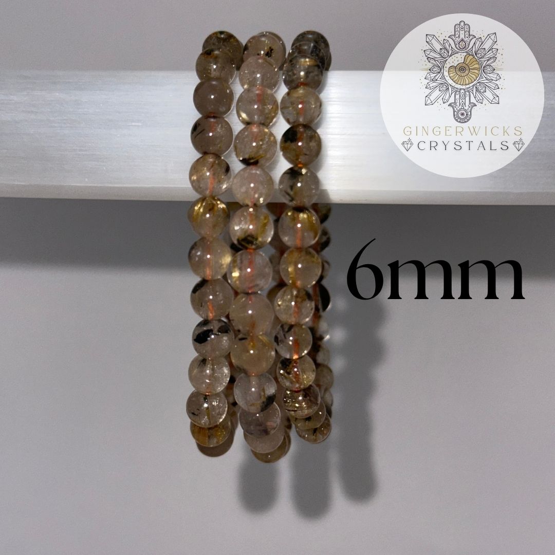 Mixed Rutile in Quartz Bracelet