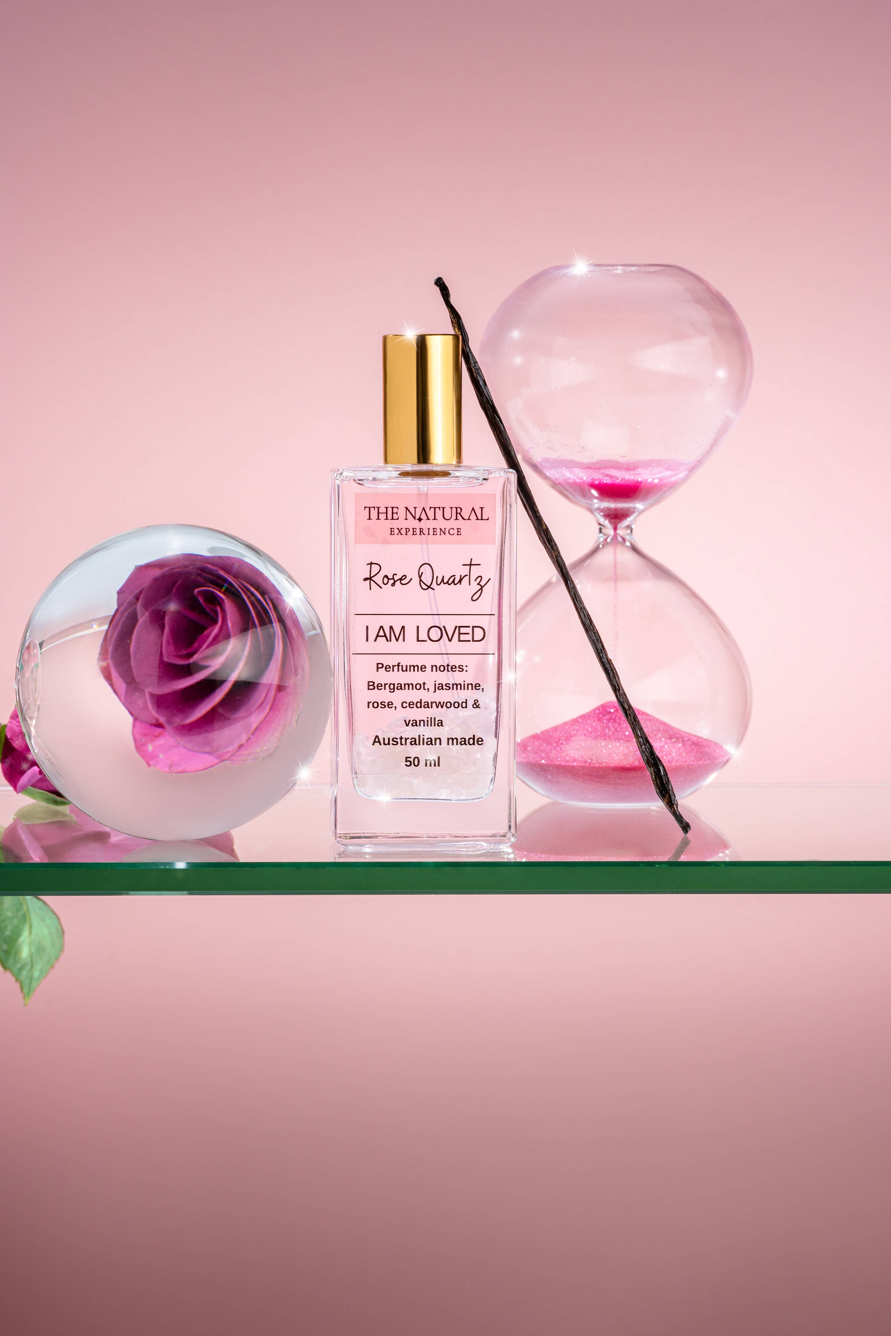 Rose Quartz – I am Loved – Perfume for Unconditional Love: 100mL