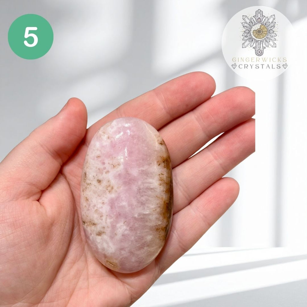 Pink Aragonite Palmstones – Choose Your Piece