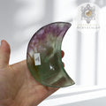 Rainbow Fluorite Crescent Trinket Bowl