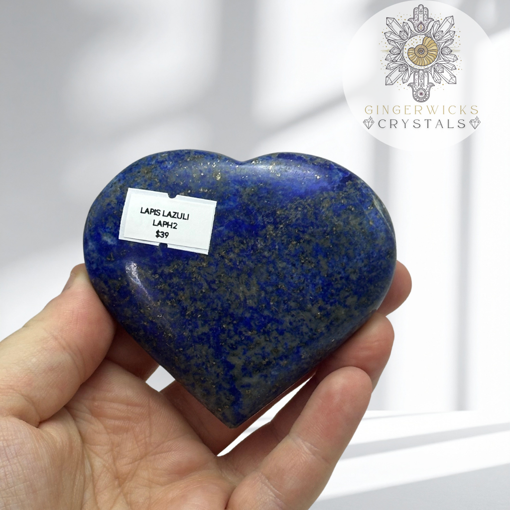 Lapis lazuli Heart