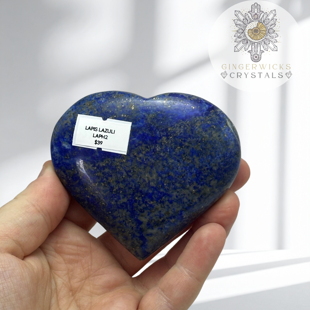 Lapis lazuli Heart