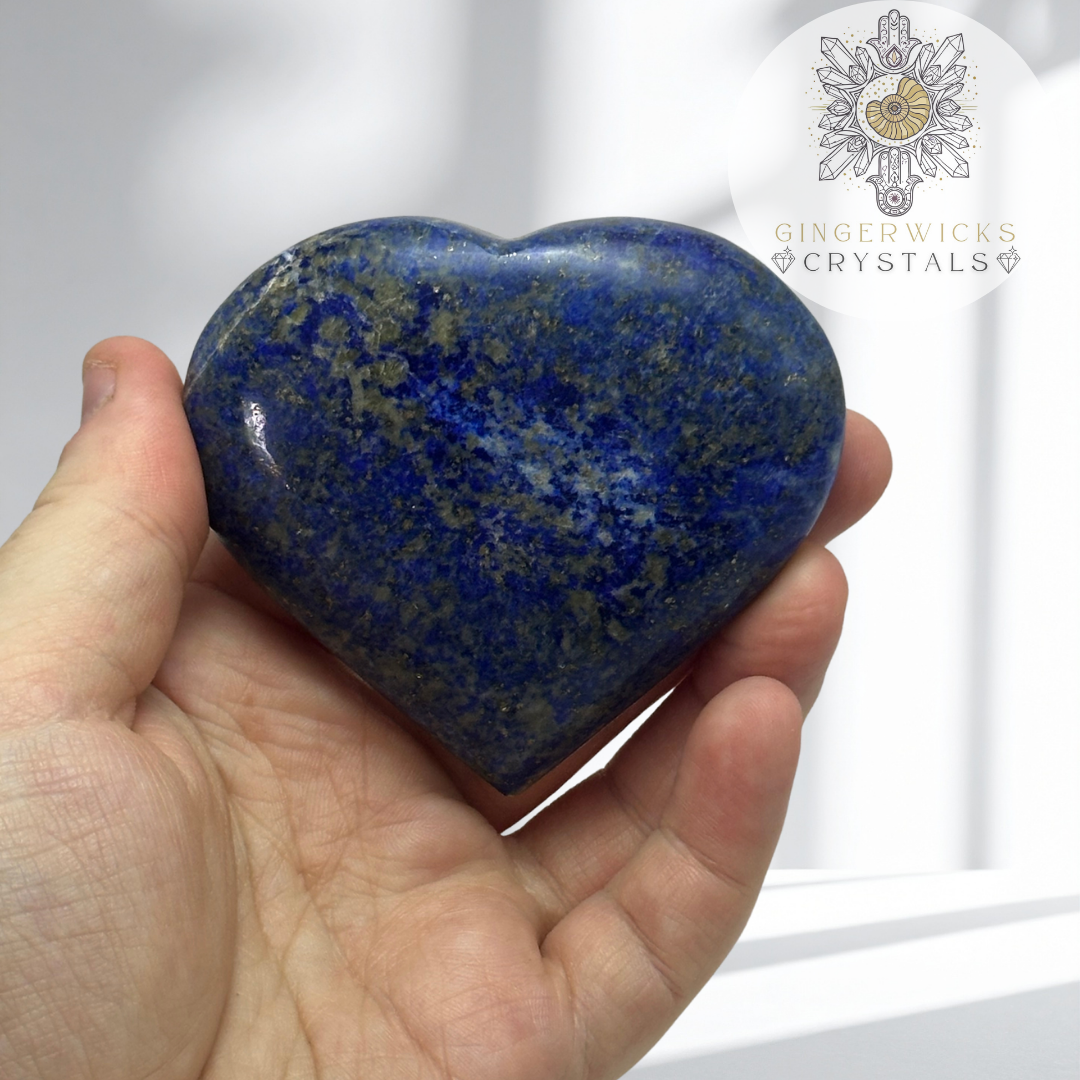 Lapis lazuli Heart