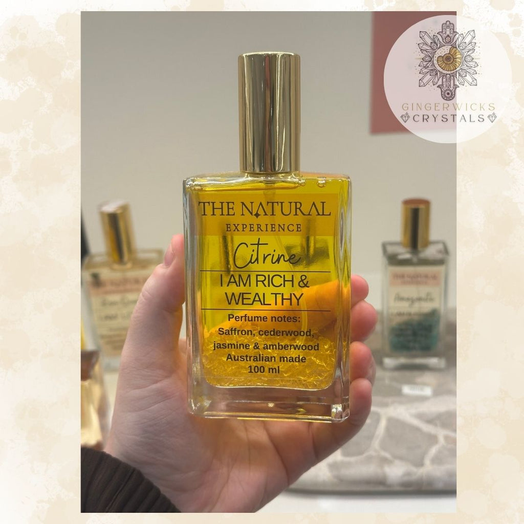 Citrine – I am Rich & Wealthy – Perfume for Money Wealth and Abundance.: 100mL