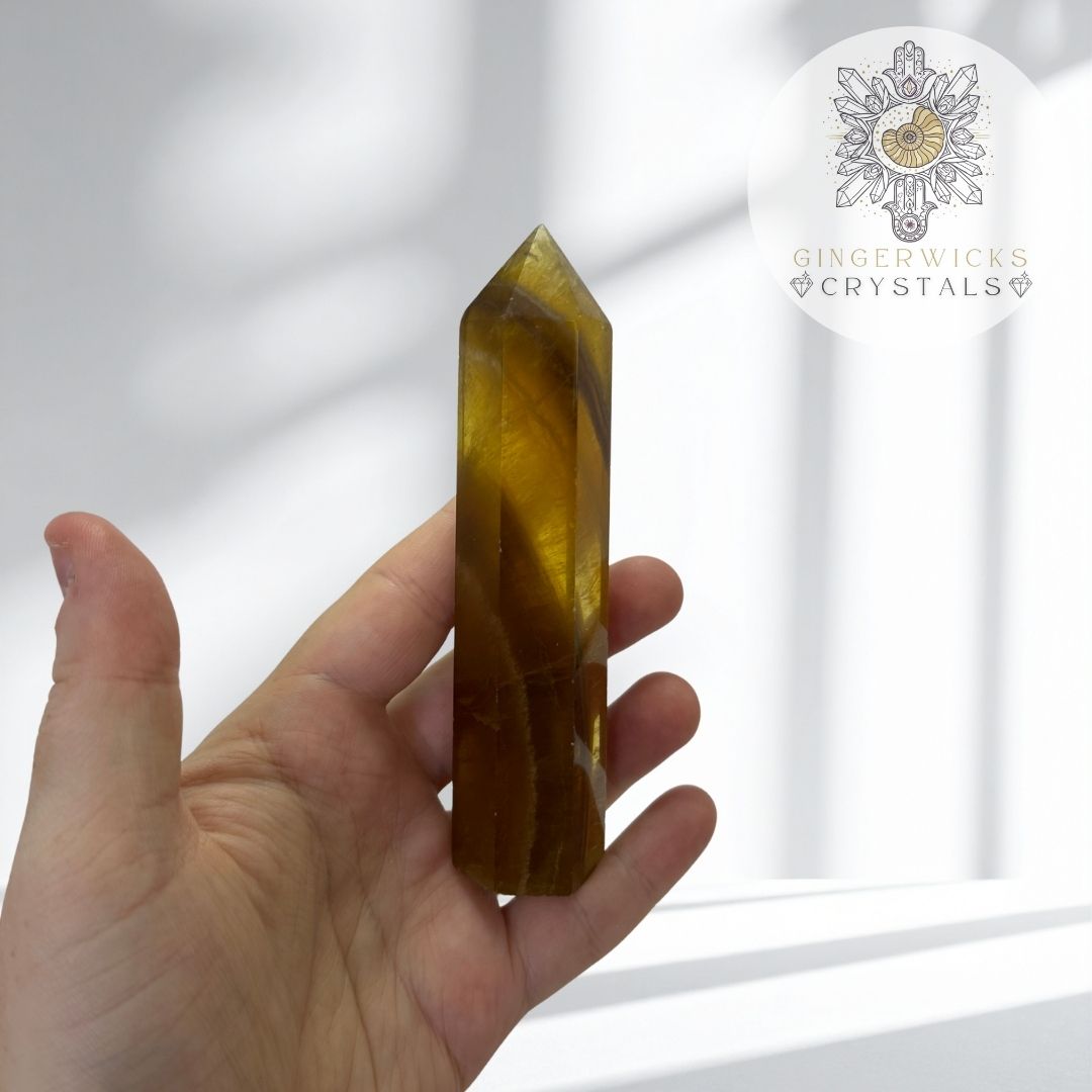 Yellow Fluorite Tower