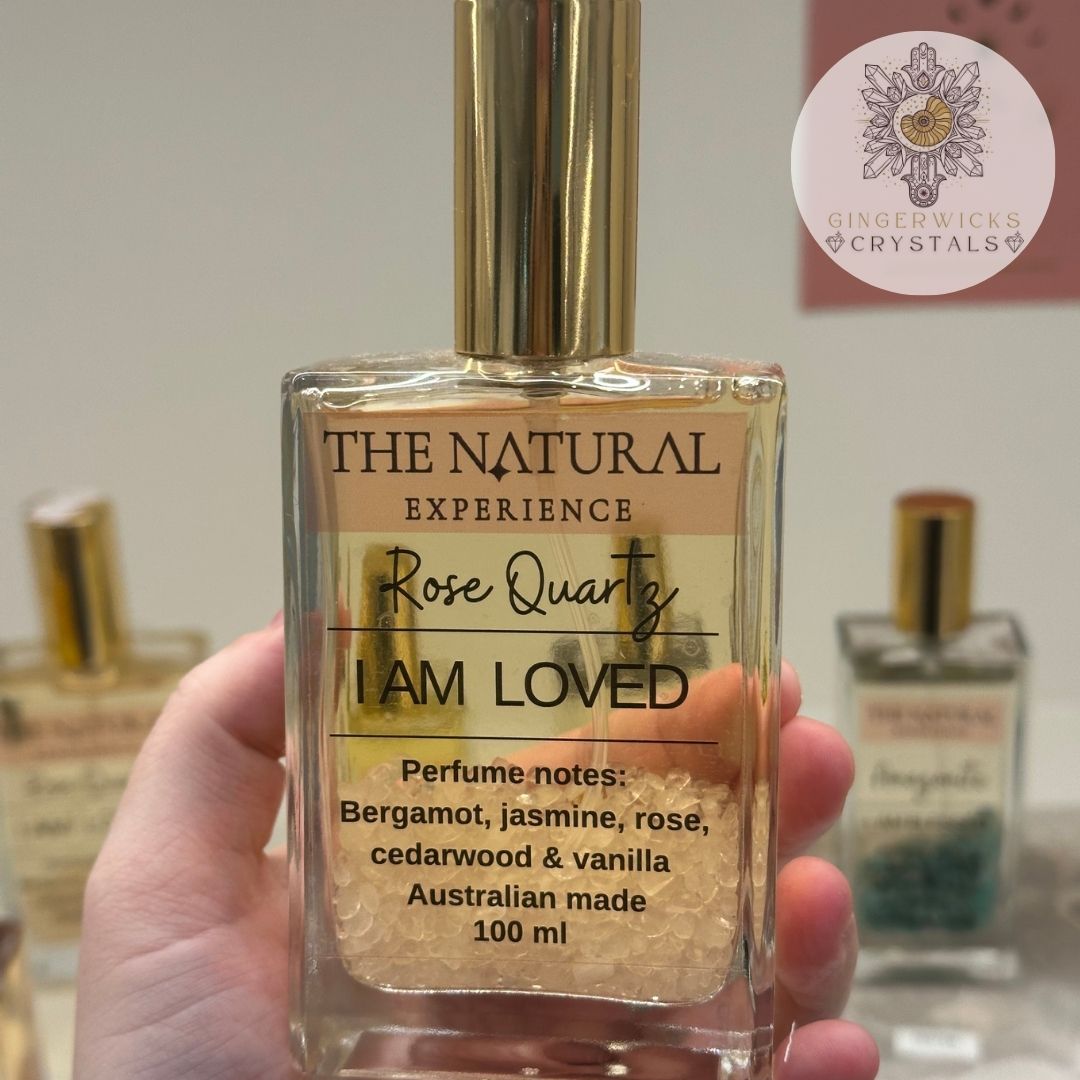 Rose Quartz – I am Loved – Perfume for Unconditional Love: 100mL