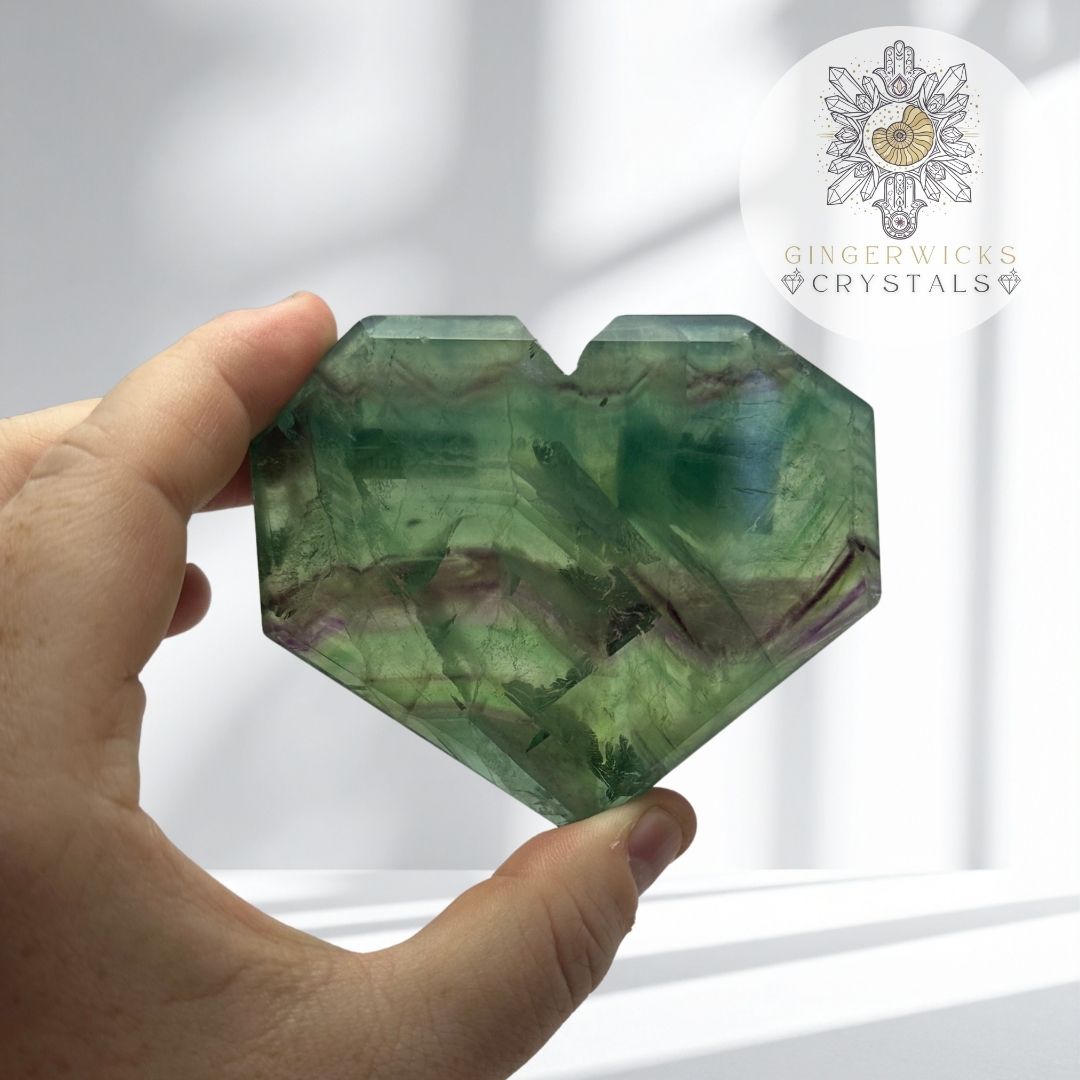 Fluorite Heart