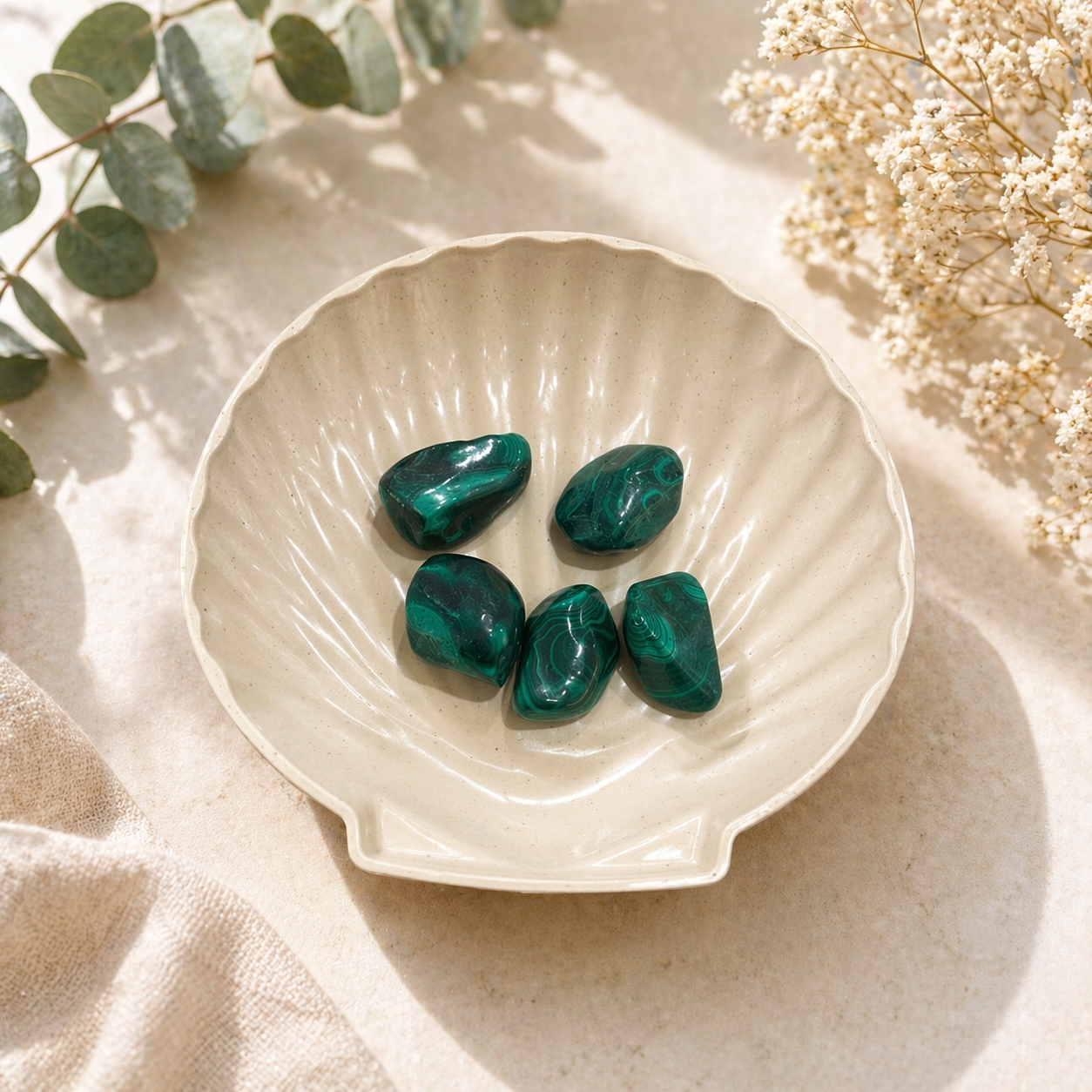 Malachite Tumble Stone