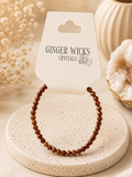 Gold Sandstone Faceted Bracelet