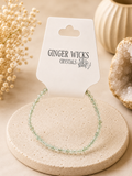 Faceted Prehnite Bracelet