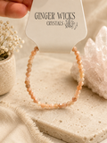 Faceted Sunstone Bracelet