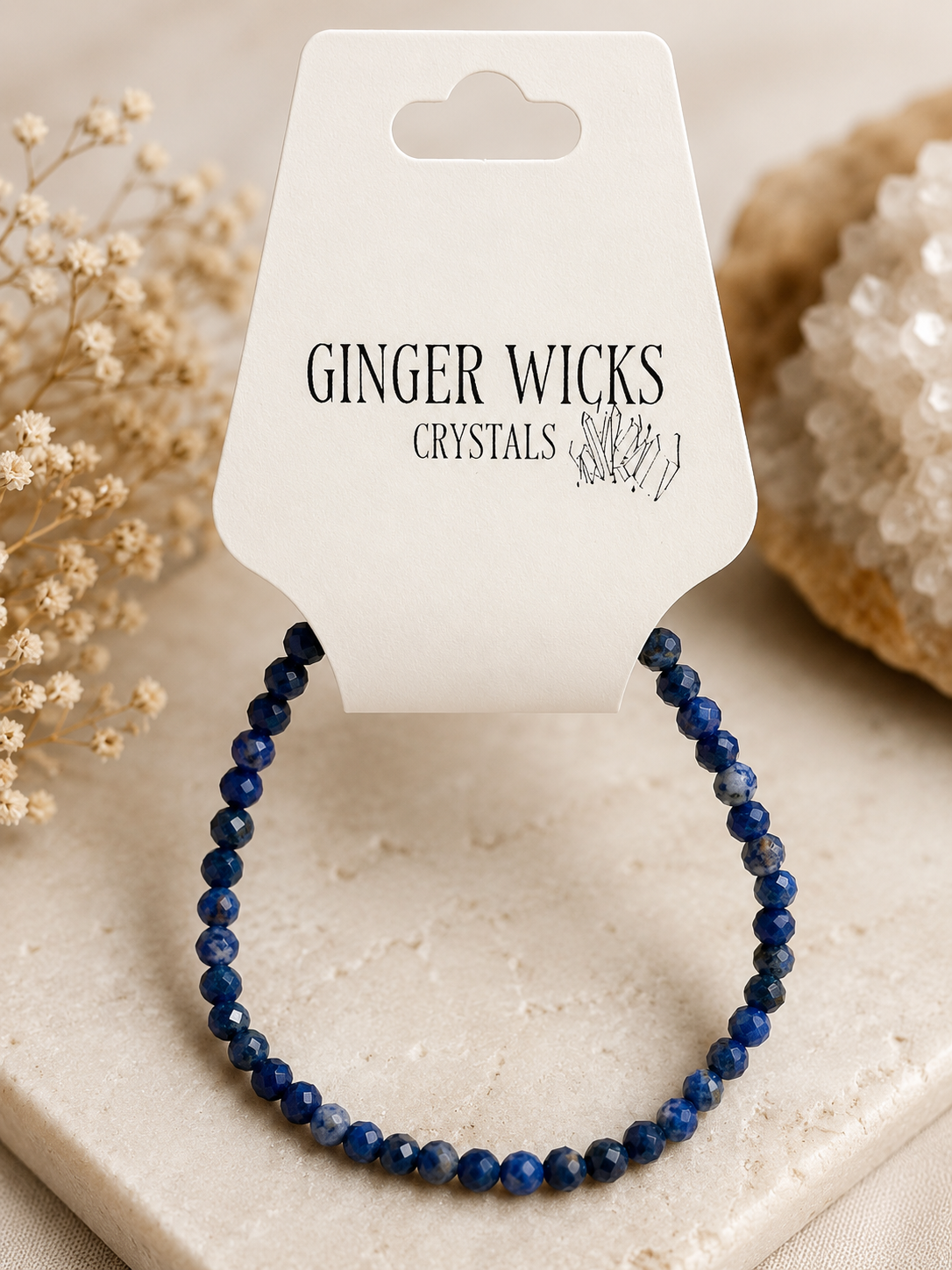 Faceted Sodalite Bracelet