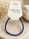 Faceted Lapis Lazuli Bracelet