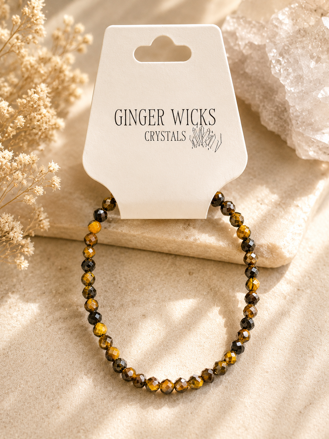 Faceted Tiger's Eye Bracelet