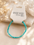 Faceted Amazonite Bracelet – Premium Grade