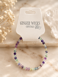 Faceted Fluorite Bracelet