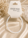 Faceted Moonstone Crystal Bracelet