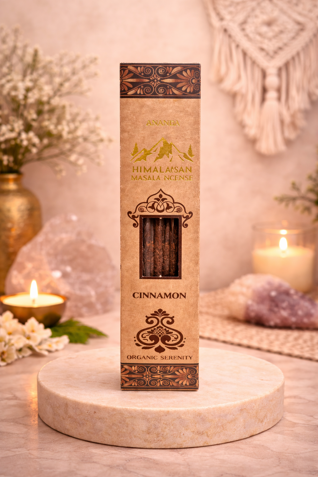 Ananda Himalayan Masala Smudge Incense – Cinnamon