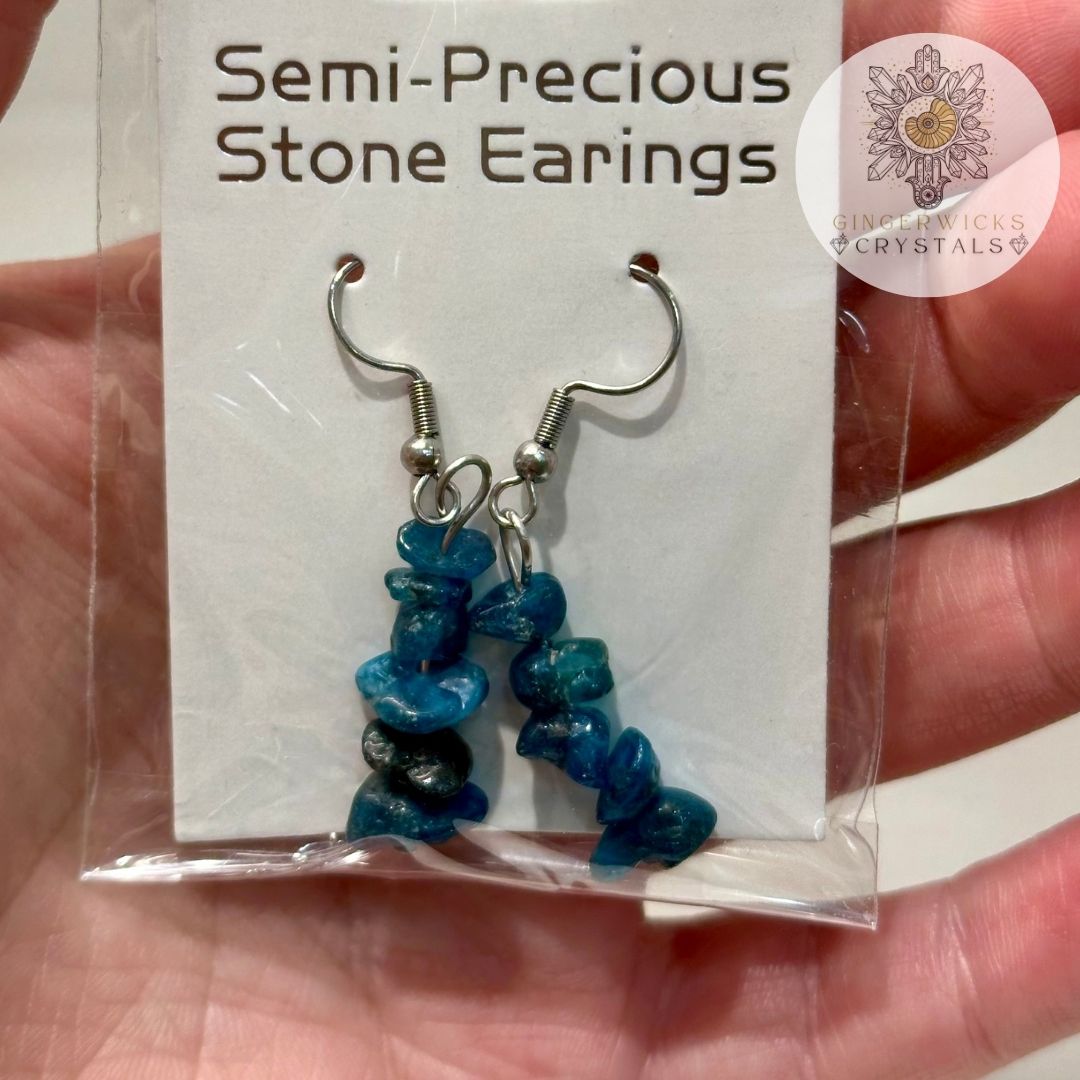 Apatite Chip Earrings