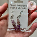 Amethyst Chip Earrings