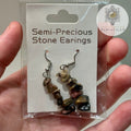 Rhodonite Chip Earrings