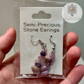 Lepidolite Chip Earrings