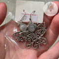 Moonstone Butterfly Earrings