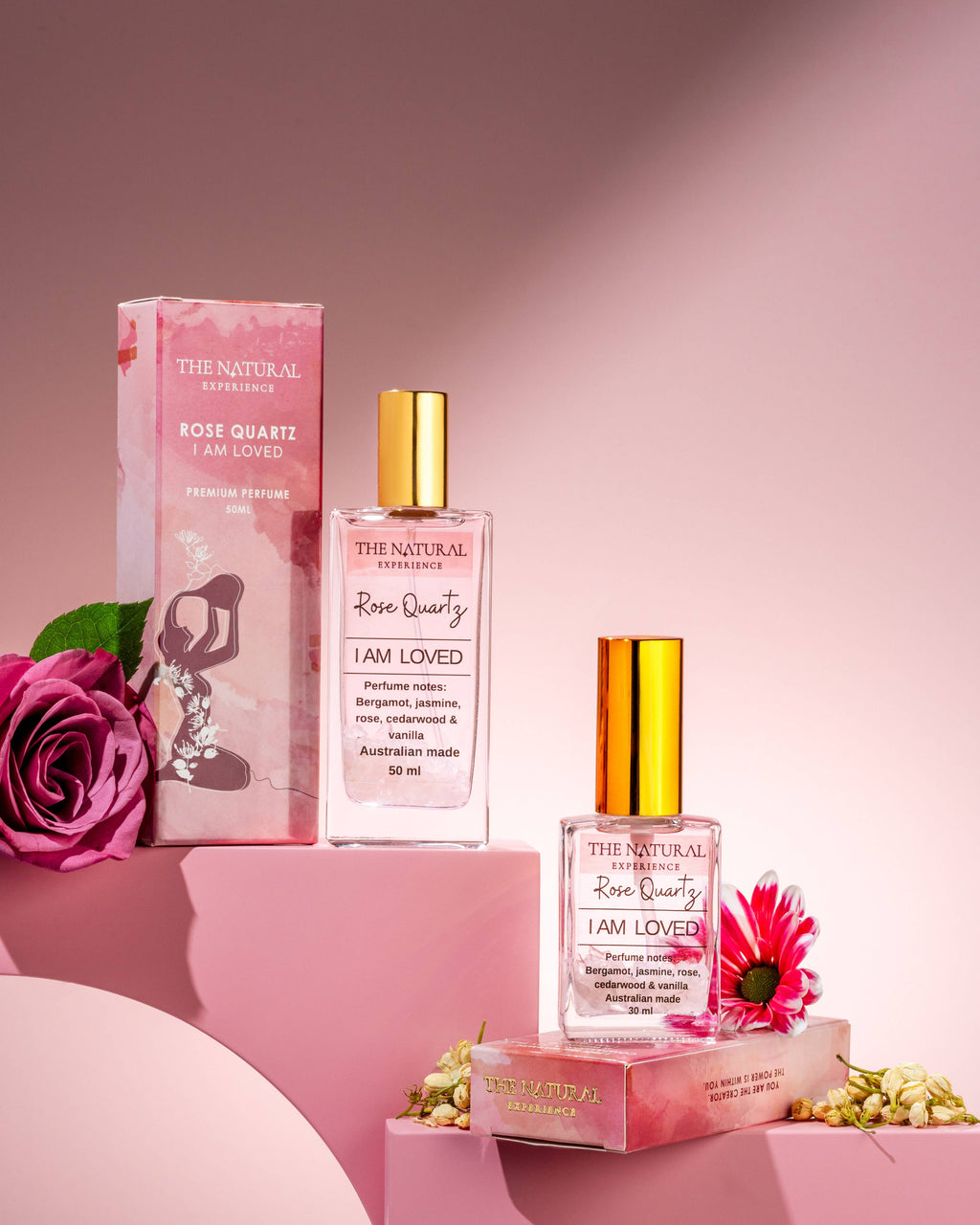 Rose Quartz – I am Loved – Perfume for Unconditional Love: 100mL